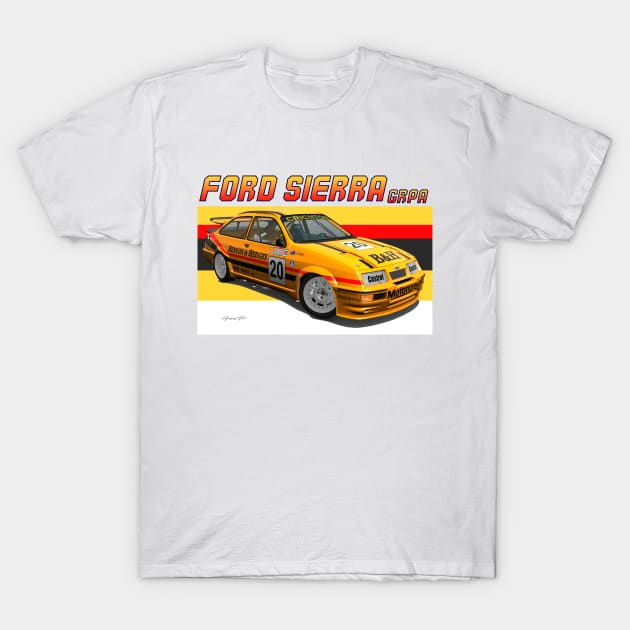 GrA Ford Sierra RS Cosworth T-Shirt by PjesusArt